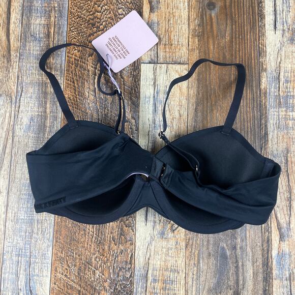 Savage X Fenty by Rihanna Women's 32C Caviar Black Soft N Savage Padded Demi Bra - Picture 8 of 16